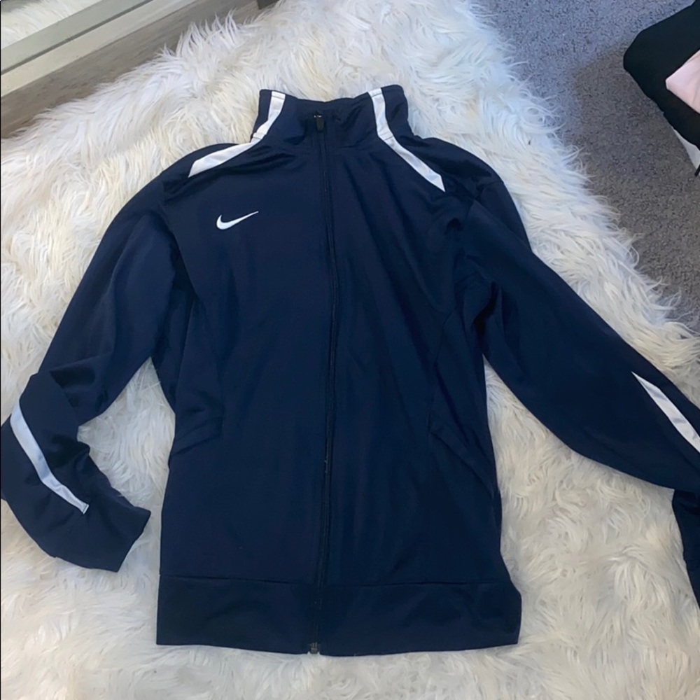 Navy blue nike jacket